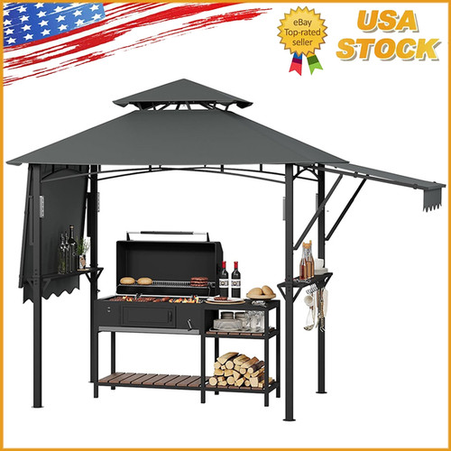 8x5 steel outdoor bbq - ft,