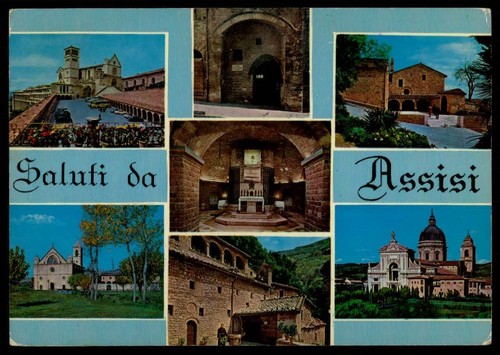 Cartolina italia san - san, francesco