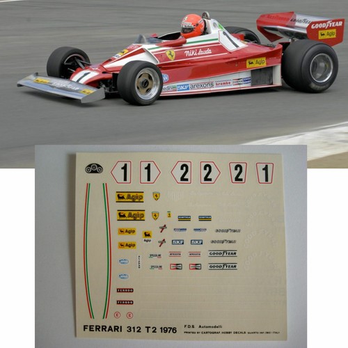 Decals decalcomanie f1 - decals, 1/43