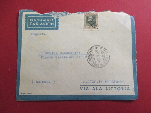 Posta aerea busta ala littoria - aerea,
