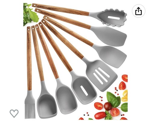 Set mestoli cucina silicone - ,