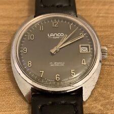 OROLOGIO DA POLSO LANCO MANUALE T - SWISS MADE - T 17 RUBINI INCABLOC WATERPROOF