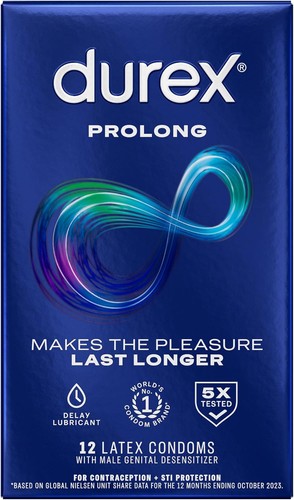 Durex prolong delay - durex, lubricated
