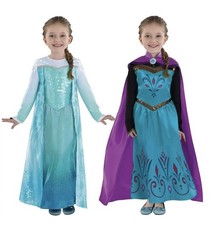 Elsa Anna Costume Reversible