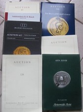 §Lotto di 6 Cataloghi d'aste con bellissime monete fra cui EID MAR argento e oro