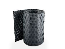 STRISCIA RATTAN Antracite occultante frangivista frangivento  cm 202 x h 19