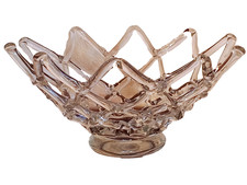 Barovier Murano Art Decò grande centrotavola in vetro, 43x20 cm