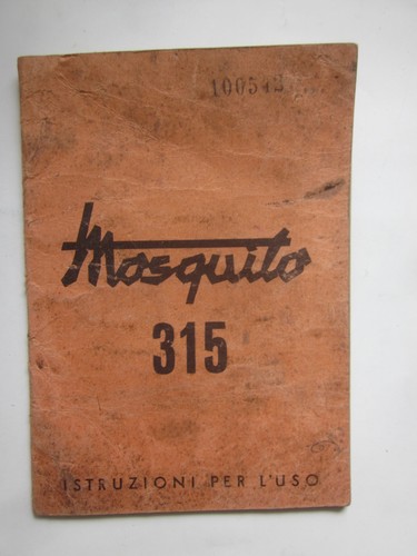 Garelli mosquito 315 - garelli, libretto