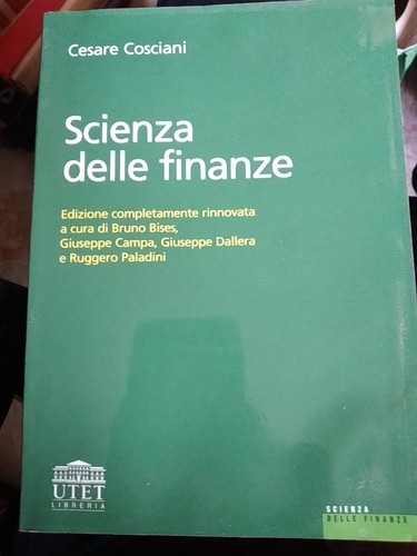 Cosciani scienza delle finanze - delle,
