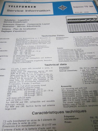 Telefunken bajazzo 301 - bajazzo, rs