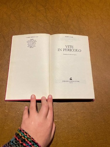 Vite pericolo robin cook - vite,