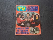 TV SORRISI E CANZONI rivista anni 60 70 80 90 2000 settimanale Festival Sanremo