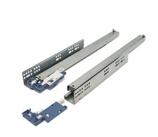 Guide Scorrevoli Quadro Cassetto con Ammortizzatore – Estrazione Totale