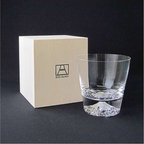 Edo glass mount fuji - fuji", rock