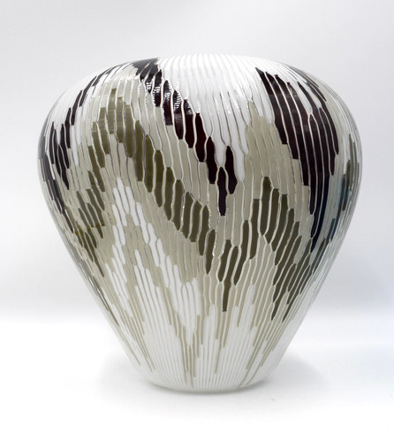 Vaso vetro artistico venini - in,