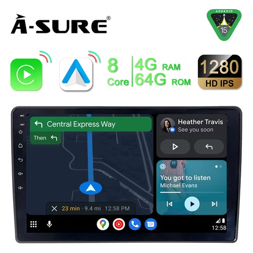 Autoradio 4 64g android - autoradio, 10.1"