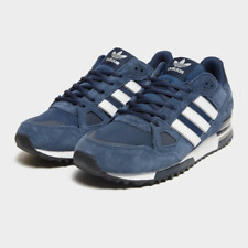 Scarpe da ginnastica Adidas Originals ZX 750 uomo TAGLIA 8,5 9 blu navy scamosciate