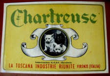 Etichetta liquore CHARTREUSE -Toscana Industrie Riunite