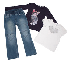 Pantaloni jeans combinati H&M