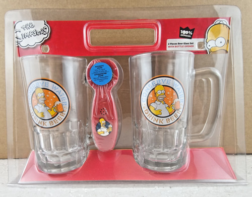 The simpsons homer beer glass - homer,