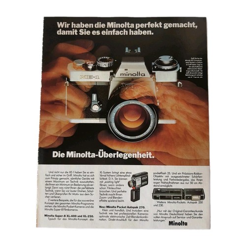 Minolta pubblicità del - minolta,
