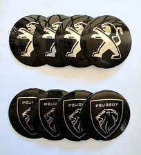 4 Coprimozzo Adesivi Peugeot