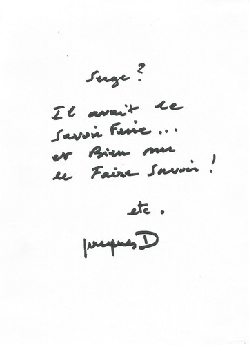 Jacques dutronc manoscritto - jacques,