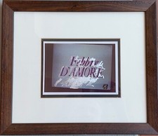 MARIO SCHIFANO - Smalto su fotografia 13x18 - Febbre d'amore - Telemarket