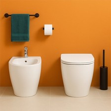 Coppia sanitari bagno filo
