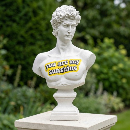 Statua david pop art - david,