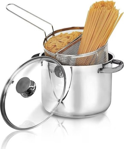 Spaghettiera con doppio - spaghettiera,