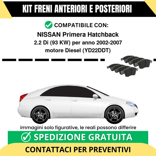 Pastiglie freno ant post - freno,
