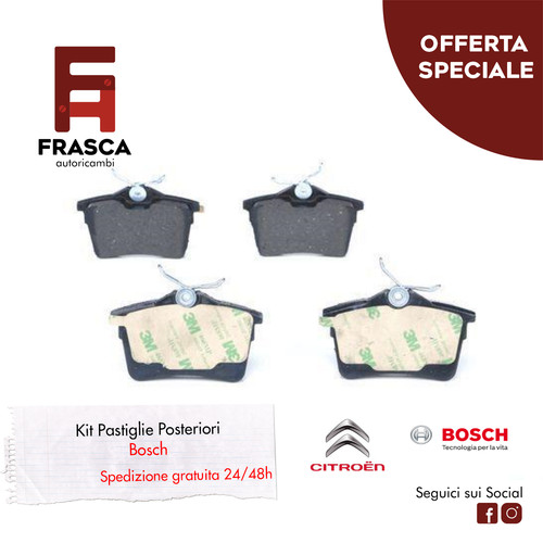Pastiglie freno posteriori - pastiglie,