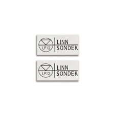 Linn Sondek LP12 copripolvere logo alluminio 25,5 mm (1") X 13 mm (0,51")