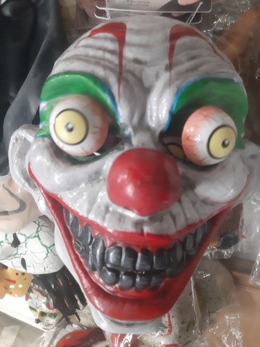 Maschera clown con occhi - con,
