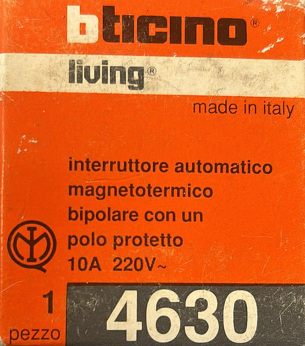 Bticino living 4630 10a - living, 220v