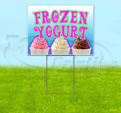 Insegna frozen yogurt 18x24 - insegna,