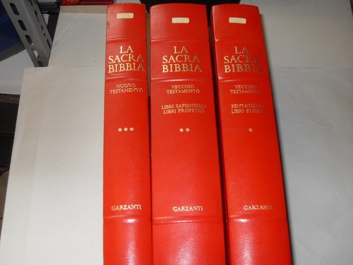 Sacra bibbia volumi - volumi,