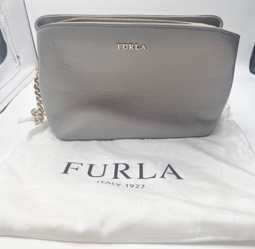 Grey furla handbag - furla, with