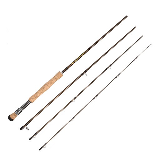 Canna pesca mosca fibra - canna,