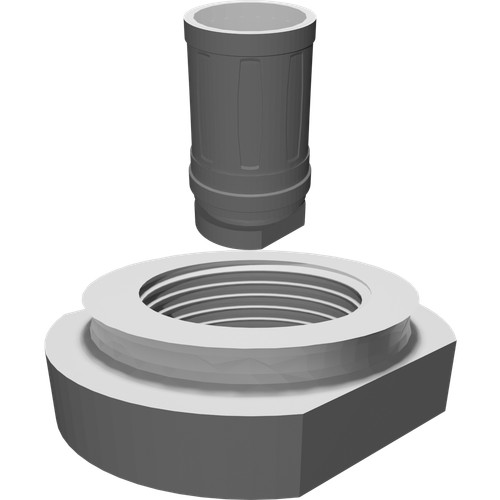 Flash hider hop filettato - hider, hop-up