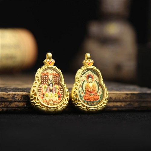Ruyi zucca thangka - , ciondolo