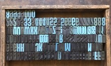 Caratteri Tipografici In Plastica Letterpress Tipografia Grafica Nebiolo