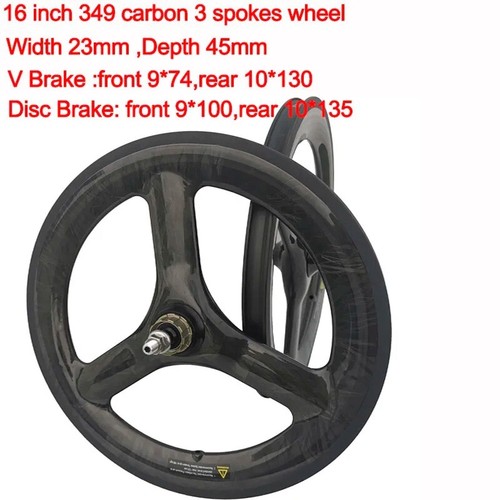Set ruote bici pieghevole - , 16er