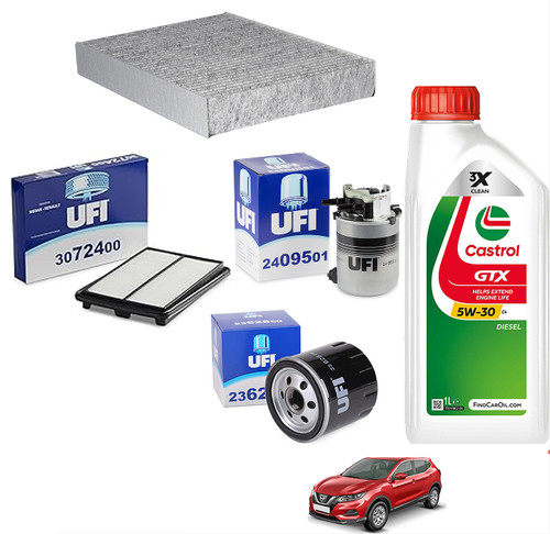 Kit tagliando nissan - tagliando, qashqai
