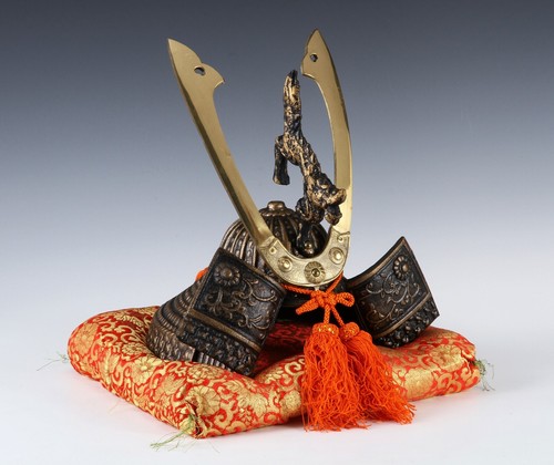 Casco kabuto samurai - samurai, vintage