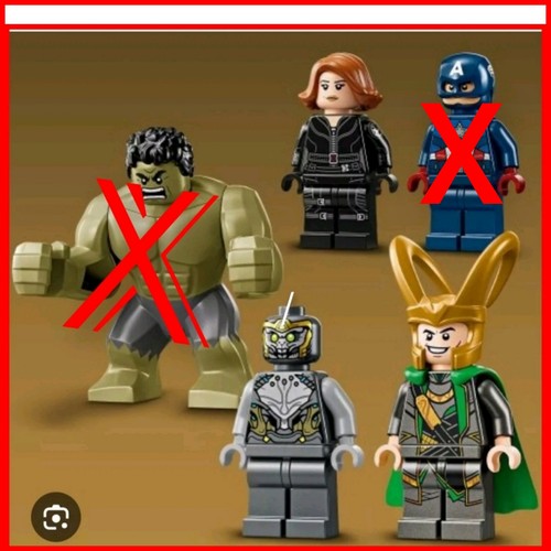 Lotto lego marvel minifigure - marvel, 3