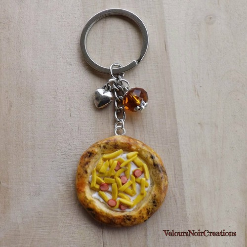 Portachiavi pizza wurstel - , e