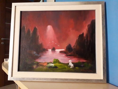 Quadro olio tela - olio, antonio