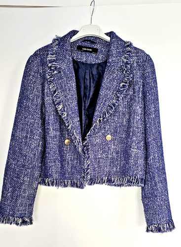 Blazer donna zara ritagliato - blazer,